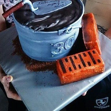 Торт поздравление строителя купить - сладкоежкин.рф
